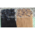 Cheveux remy 160g clip dans les extensions de cheveux humains